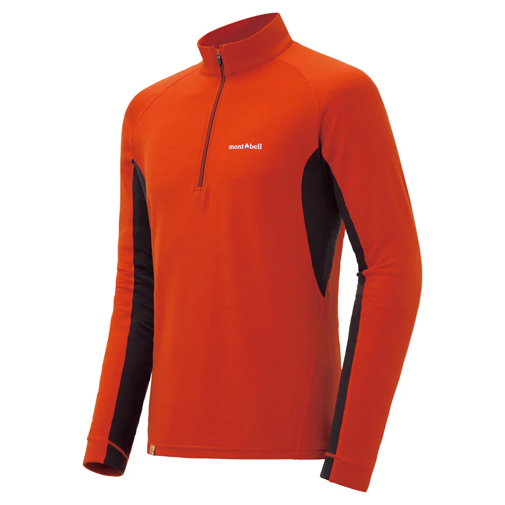 Montbell Merino Wool Plus Action Zip Neck Men's - Image 3