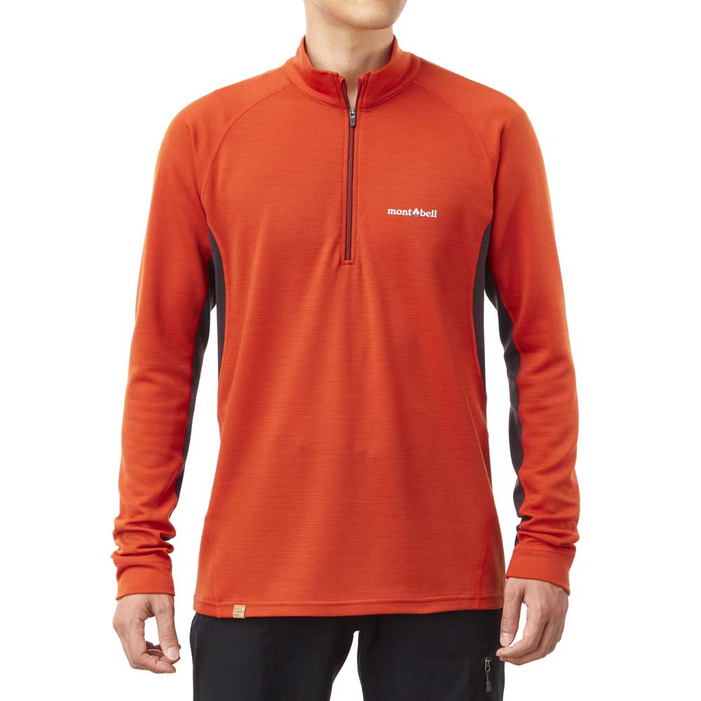 Montbell Merino Wool Plus Action Zip Neck Men's - Image 4